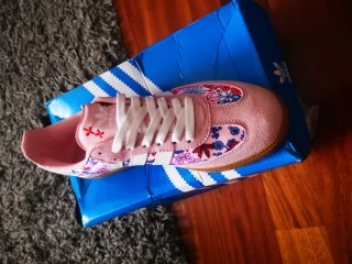 Zapatillas Adidas Flores Rosas