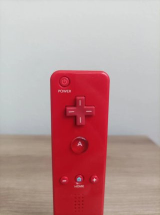 Mando Wii MotionPlus Oficial Nintendo Rojo