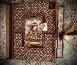 Álbum de recortes steampunk. Un regalo único.