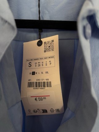 Vestido largo Zara azul sin estrenar