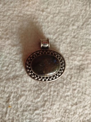 Colgante Plata Piedra labradorita Multicolor