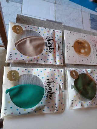 Lote 4 globos Jumbo