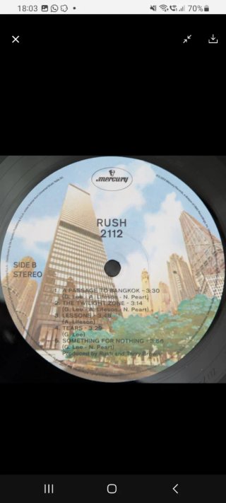 RUSH " 2112 " vinilo NUEVO Gatefold / 2021 / Italy