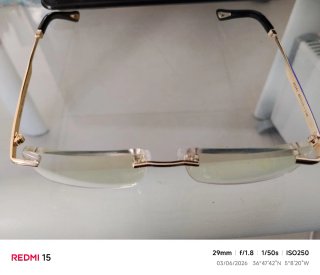 Gafas Cartier Doradas y Negras