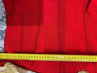 Traje de Fallera Adulta Brocado Oro Rojo