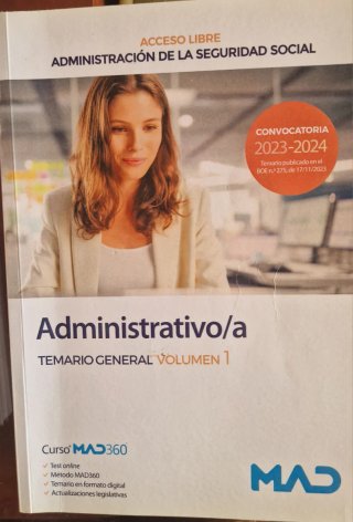 Administrativo/a de la Administración de la Seg...