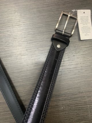 Cintura vera pelle nera