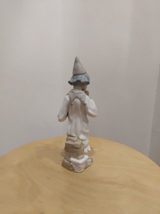 Figura porcelana vintage payaso coleccionista