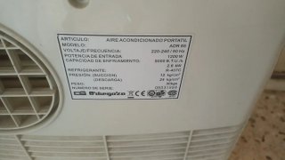 Aire Acondicionado Portátil Beige