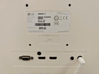 Pantalla LG 24 Blanca
