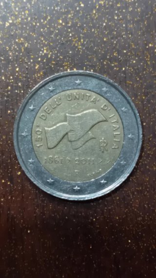 2 Euro Italia 150° Unità d'Italia 1861-2011