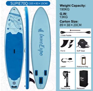 Tabla Padel Surf Hinchable SUP 335cm