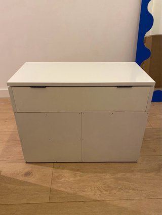 Banco zapatero blanco