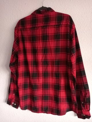 Camisa Pedro del Hierro cuadros roja XL hombre
