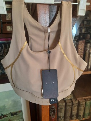 Sujetador deportivo nuevo beige Talla M
