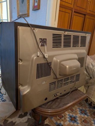 Televisor Zenith Marrón Vintage años 70