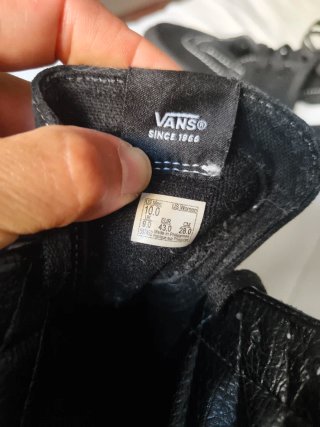 Vans Sk8-Hi negras corte alto, número 43