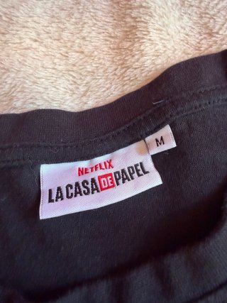 Camiseta La Casa de Papel Dali Negra