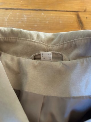 Giacca invernale beige taglia l