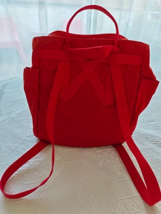 Mochila bolso Totepack Fjallraven Kanken roja