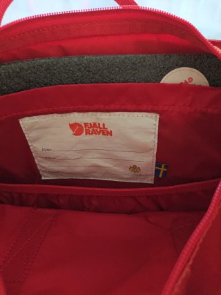 Mochila bolso Totepack Fjallraven Kanken roja