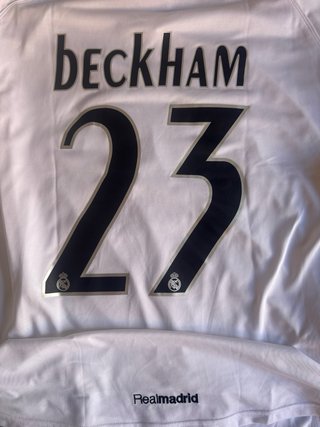 Camiseta Beckham Real Madrid 23 Adidas
