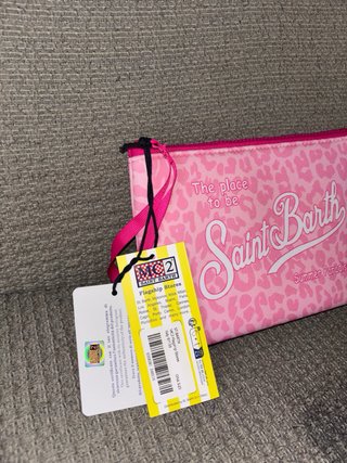 Pochette Saint Barth Rosa