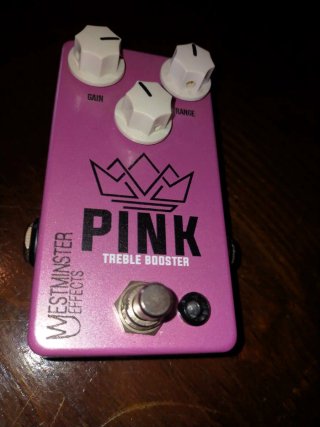 Pedal Westminster Effects PINK Treble Booster de segunda mano por