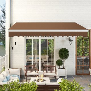 Tenda da Sole per Esterno Avvolgibile a Manovella