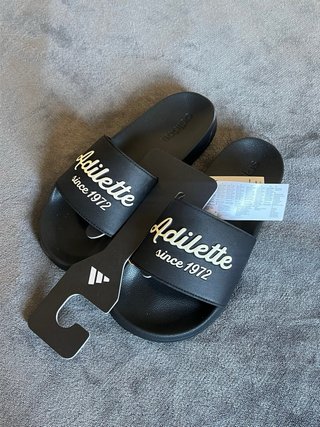 Slides Adidas Adilette Negras Talla 42
