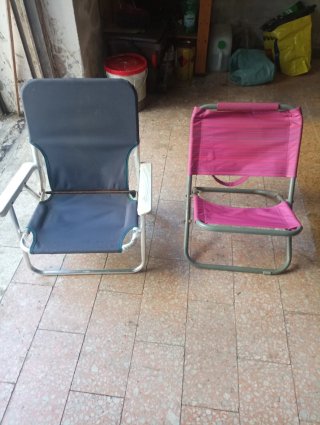 Sedie pieghevoli mare/campeggio