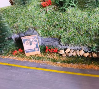 Diorama Auto Panoramico Artigianale