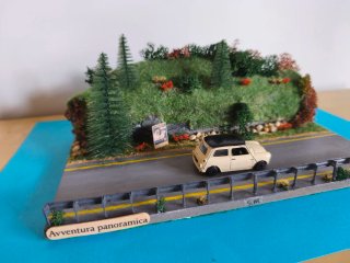 Diorama Auto Panoramico Artigianale