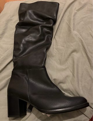 Botas altas Systemaction piel negras Talla 41