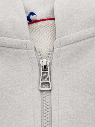 Moncler Zip Hoodie Gris