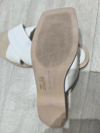 Sandalias planas cruzadas mujer