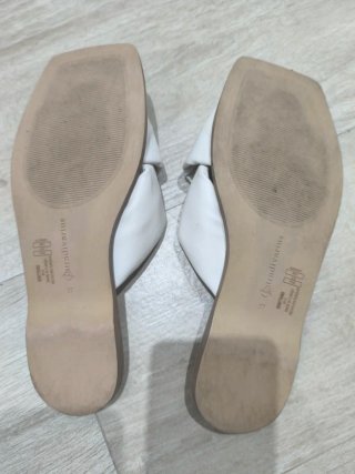 Sandalias planas cruzadas mujer