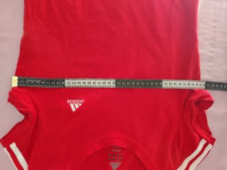 Camiseta Adidas Roja Manga Corta