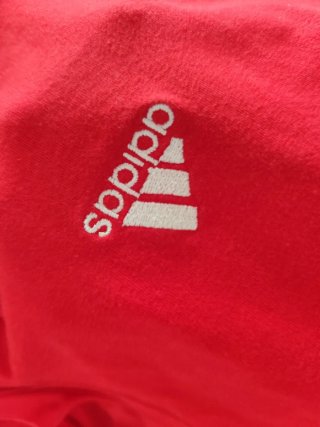 Camiseta Adidas Roja Manga Corta