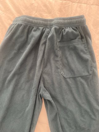 Pantalones de pana azul