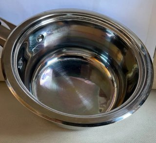 Pentola acciaio inox manico lungo Blumenthal & Wis