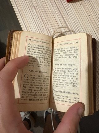 Coppia Libri Antichi Chiesa Belga