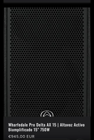 Wharfedale Pro Delta AX 15 Altavoz Activo