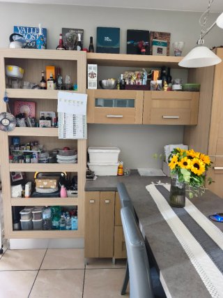 Cucina componibile rovere sbiancato