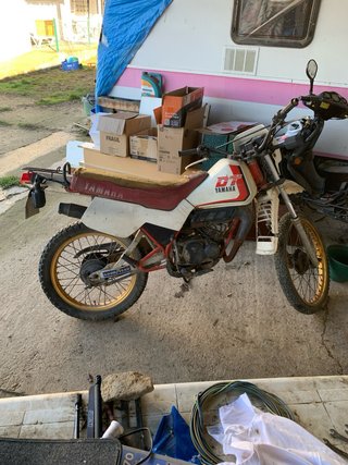 Yamaha 80DT Enduro Roja y Blanca
