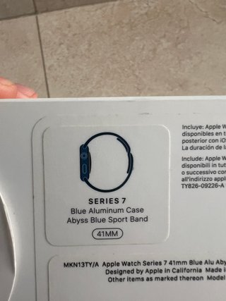 Apple Watch Series 7, 41mm, batería al 100%