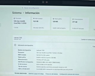 Portatil Dell Latitude (i7/16gb/512gb) OPORTUNIDAD