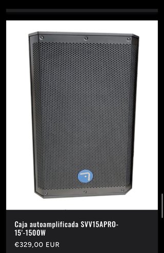 DAS Audio SVV15APRO-15'-1500W Caja Autoamplificada