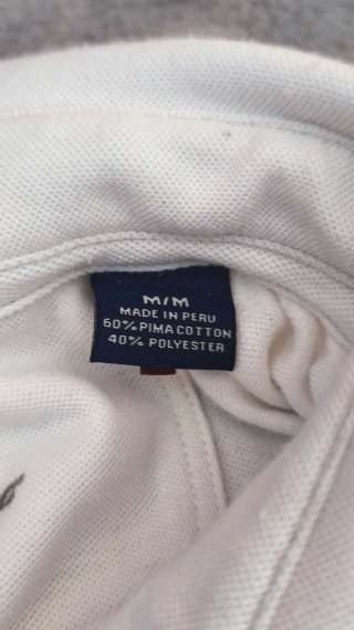 Polo Tommy Bahama Blanco Talla M