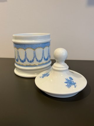 Juego vintage de 3 tarros de porcelana Guillen